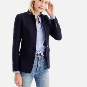 J. Crew Black Parke Seersucker Blazer